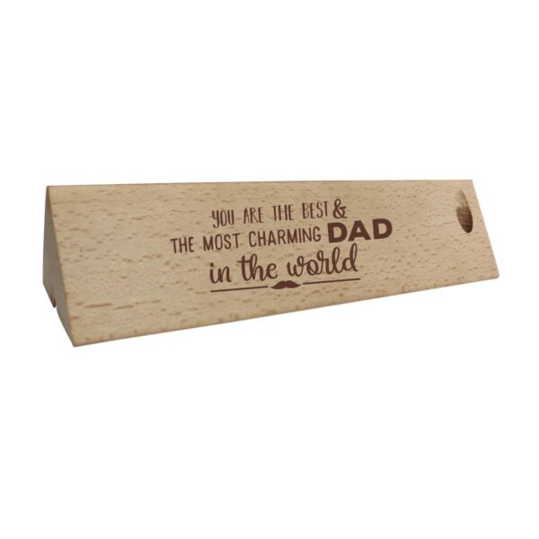 YaYa cafe Birthday Gifts Father Handmade Wooden Pen with Pen Box You Are The Best Dad Ever Engraved - Rectangle