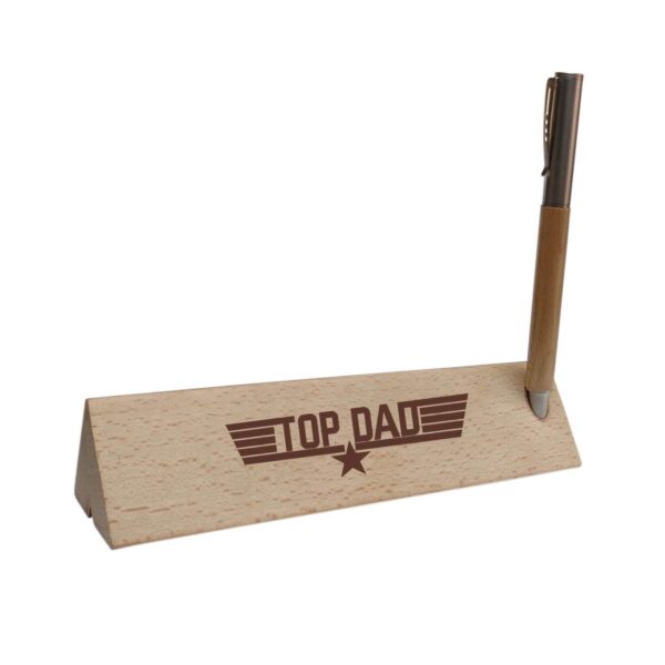 YaYa cafe Birthday Gifts Father Handmade Wooden Pen with Pen Box You Are The Best Dad Ever Engraved - Rectangle