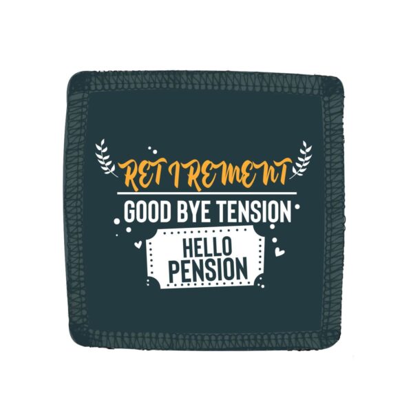TheYaYaCafe Birthday Gifts for Father Retirement Gifts for Mother Father Good Bye Tension Hello Pension Engraved Glass Tea Mug -