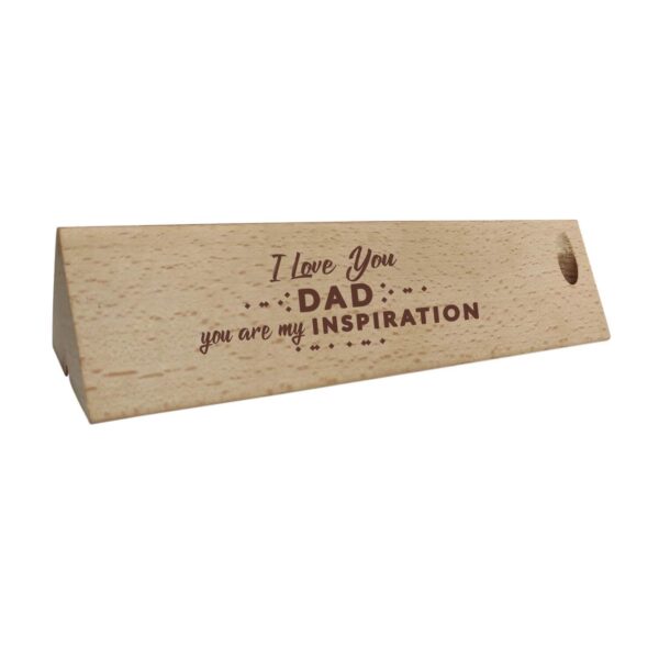 YaYa cafe Birthday Gifts Father Handmade Wooden Pen with Pen Box You Are The Best Dad Ever Engraved - Rectangle