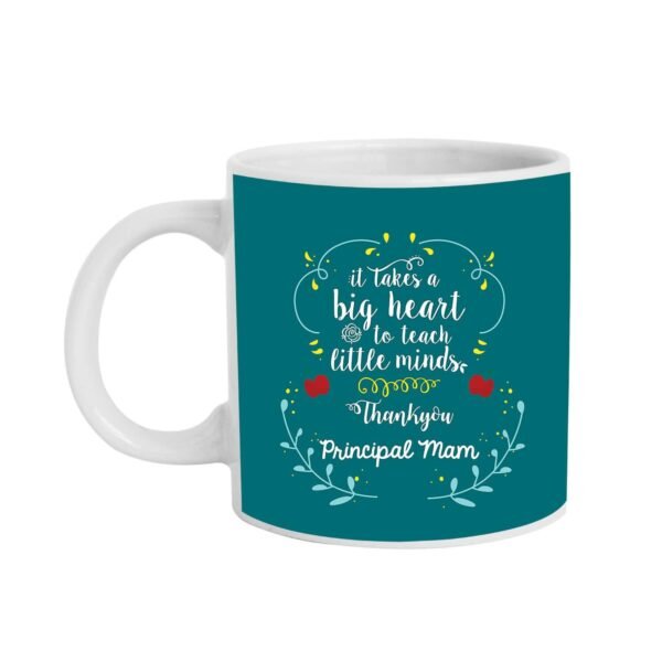 YaYa cafe™ Teachers Day Gift Combo, Thank You Principal Mam Mug, Cushion Cover, 5 Dairy Milk Chocolates, with Coaster