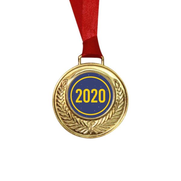 Yaya Cafe™ Star Teacher 2020 Trophy Award and Medal Combo - Golden