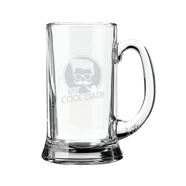 TheYaYaCafe Yaya Cafe Birthday Gifts for Father My Cool Dad Engraved Beer Mug for Dad - Icon Beer 580ml