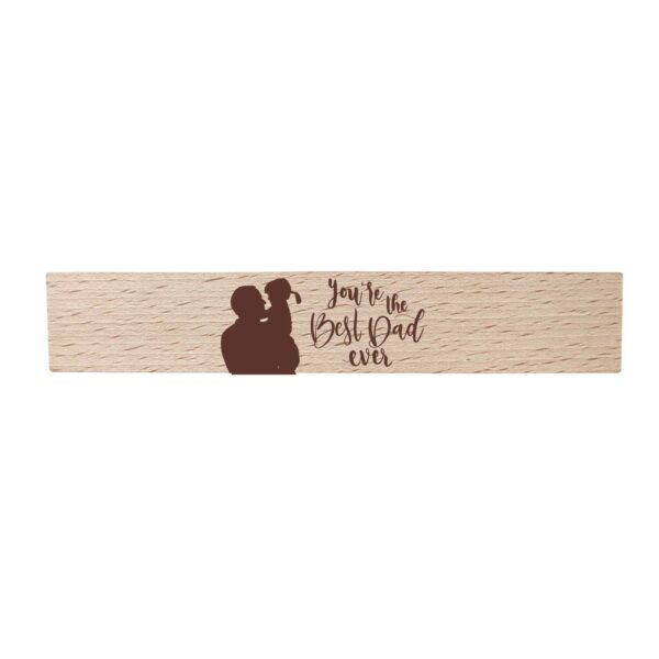 YaYa cafe Birthday Gifts Father Handmade Wooden Pen with Pen Box You Are The Best Dad Ever Engraved - Rectangle