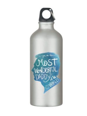 Yaya Cafe for You are The Most Wonderful Daddy in The World Stainless Steel Sipper Water Bottle for Father, Dad for Gym, Office