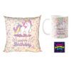 TheYaYaCafe Yaya Cafe Walking Unicorn Happy Birthday Gifts Coffee Mug 330 ml