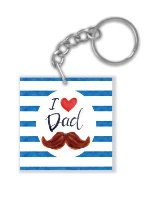 Yaya Cafe I Love You Dad Keychain Keyring