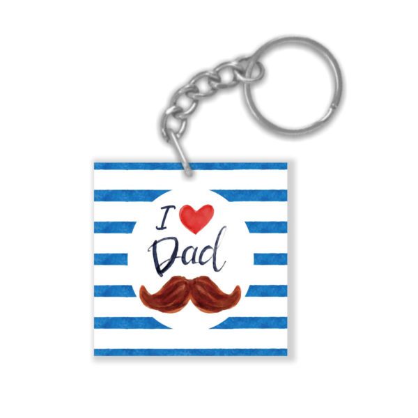 Yaya Cafe I Love You Dad Keychain Keyring