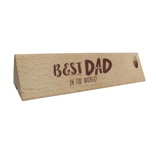 YaYa cafe Birthday Gifts Father Handmade Wooden Pen with Pen Box You Are The Best Dad Ever Engraved - Rectangle