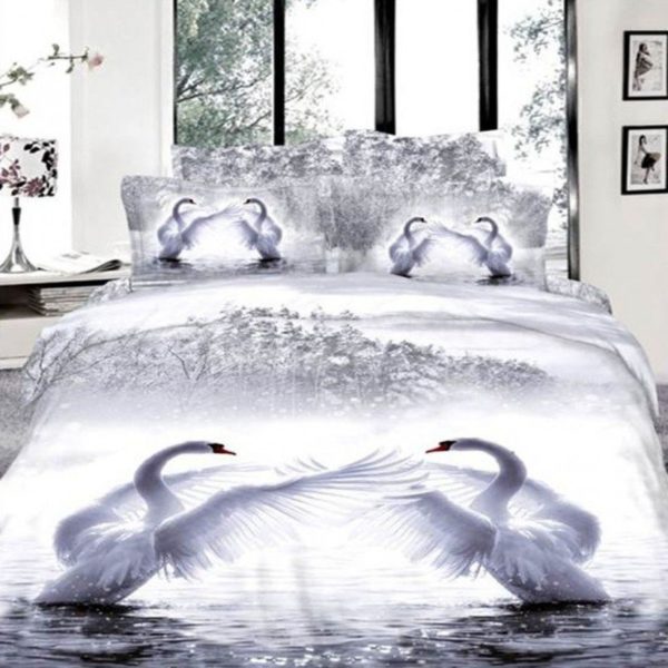 His and Hers Bedsheet with Pillows Cases