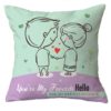 Favorite Hello Hardest Goodbye His Hers Couple Cushion Covers Set of 4