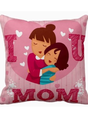 I Love You Mom Cushion Cover from Daughter