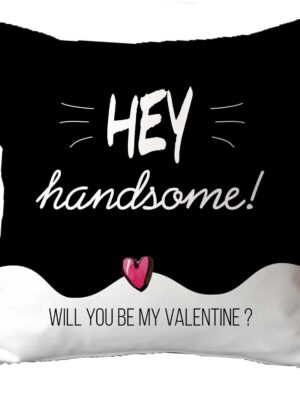 Will You be My Valentine Couple Cushion Covers Set of 2