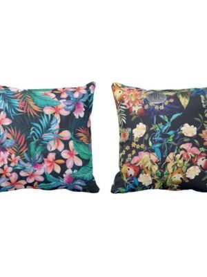 Jasmine Flower Floral Cushion Cover Set of 2