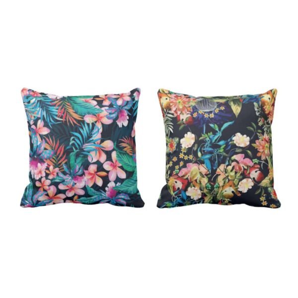 Jasmine Flower Floral Cushion Cover Set of 2