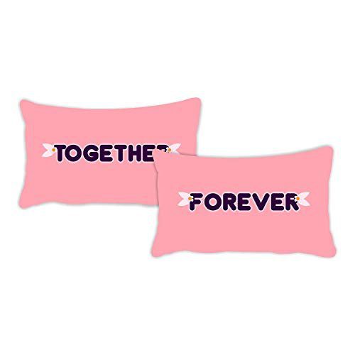 Together Forever Romantic Couple Bedsheet With 2 Pillow Covers