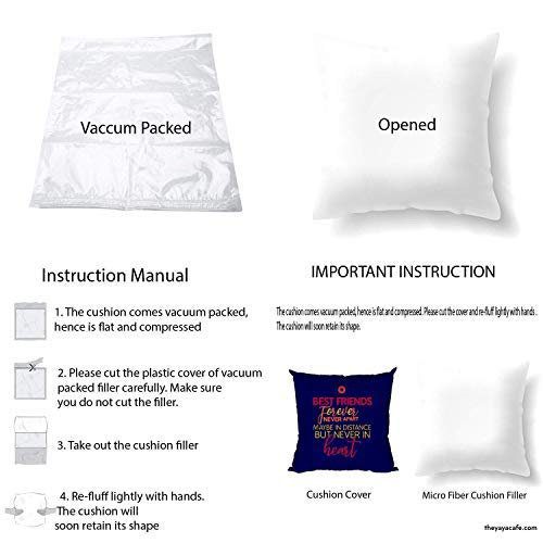 Walking Unicorn Happy Birthday Cushion Pillow Birthday Gifts Premium Cotton Throw Cushion Cover - 12X12 inches