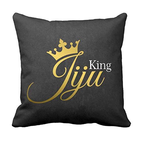 Canvas Cotton 180 TC Cushion Cover, 16 x 16 Inch, Black, 2 Pieces