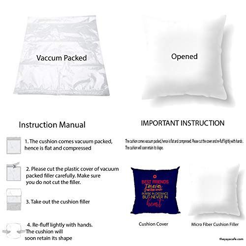 Mothers Day 12x12 inches Poly Satin Cushion (with Filler) Mere Pyare Dadu Dadi Printed Grandparents Birthday Throw Pillow Sofa - Set of 2