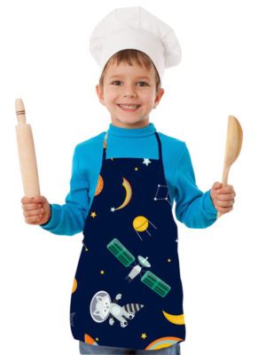 Space Kids Apron for Boy