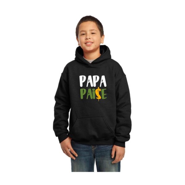 Funny Papa Paise Kaise & Paise Family Hoodies For Dad & Son