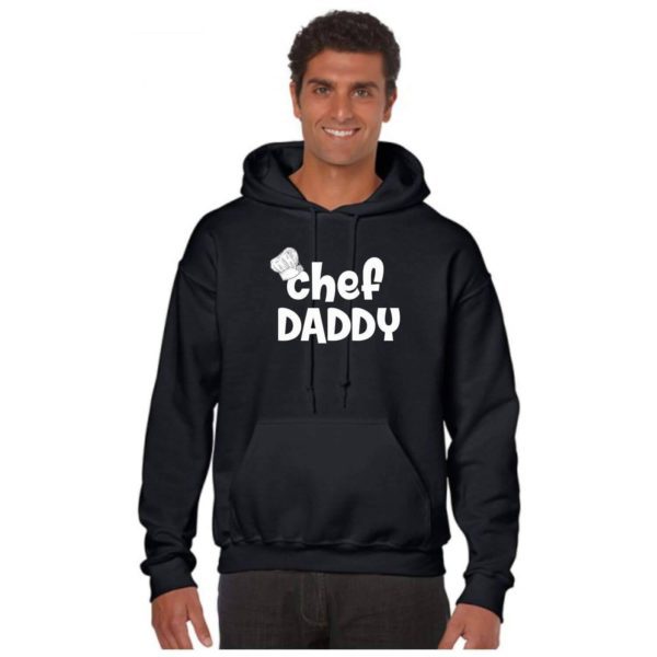 Chef Daddy & Chef Baby Family Hoodies Set for Dad & Daughter