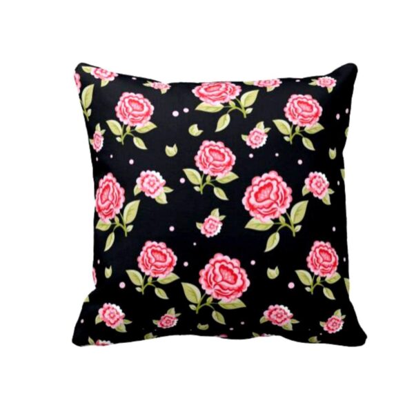 TheYaYaCafe® 24X24 inches Set of 5 Cushion Covers Appealing Floral Flowers Printed Sofa Throw Pillows Multicolor