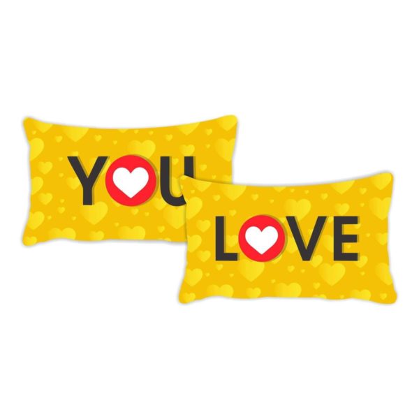 Love You Romantic Couple Bedsheet