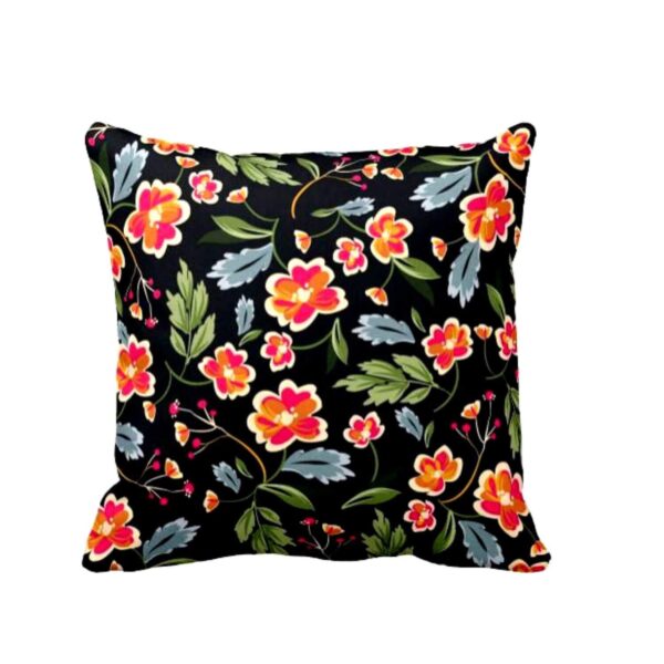 TheYaYaCafe® 24X24 inches Set of 5 Cushion Covers Appealing Floral Flowers Printed Sofa Throw Pillows Multicolor