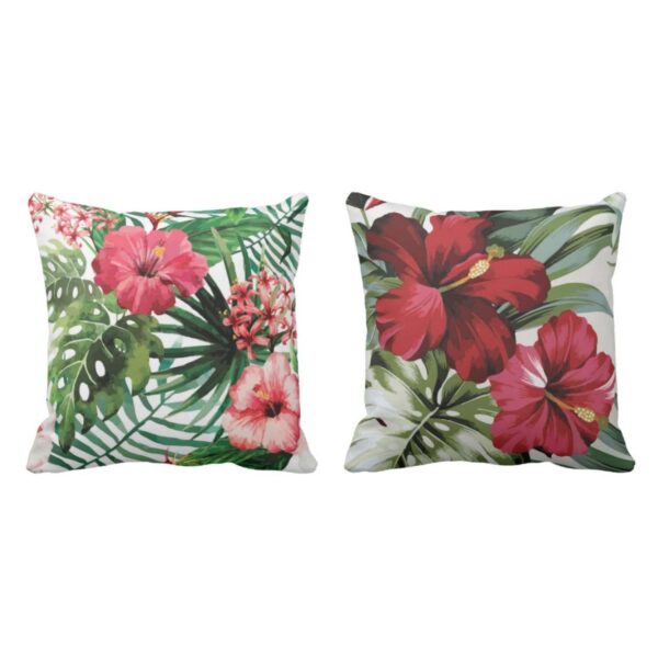 TheYaYaCafe Decorative Velvet Throw Pillow (Double Side Print) Cushion Covers Set of 2 12x12