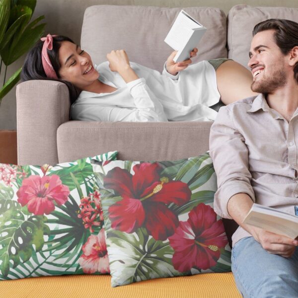 TheYaYaCafe Decorative Velvet Throw Pillow (Double Side Print) Cushion Covers Set of 2 12x12