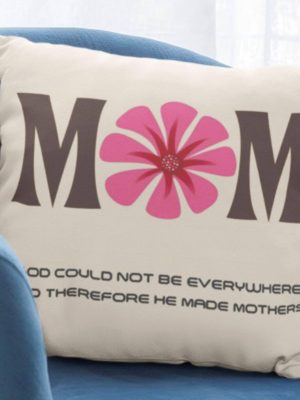 Blessed With Mom Cushion Cover