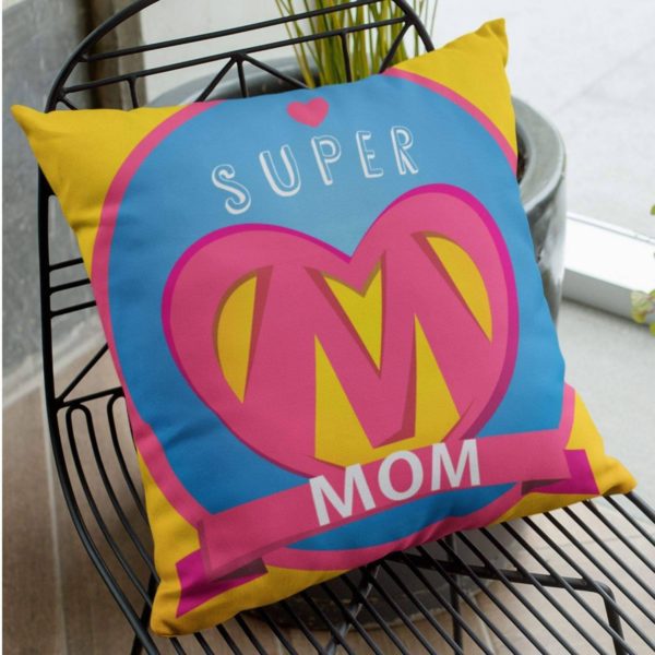 Wonderful Super Mom Cushion Cover