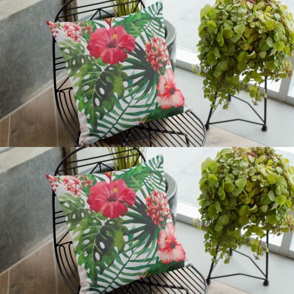 TheYaYaCafe Decorative Velvet Throw Pillow (Double Side Print) Cushion Covers Set of 2 12x12