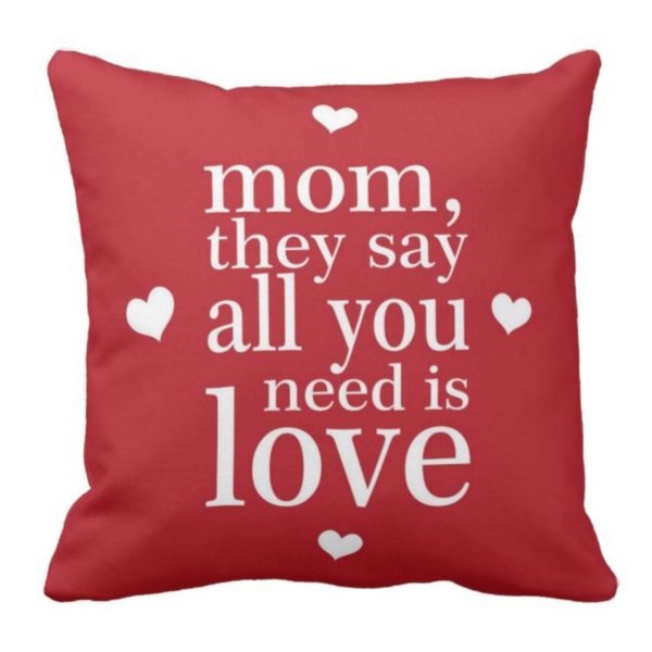 Personalized All You Need Is Love Double Sided Printed Cushion Cover