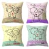 Favorite Hello Hardest Goodbye His Hers Couple Cushion Covers Set of 4