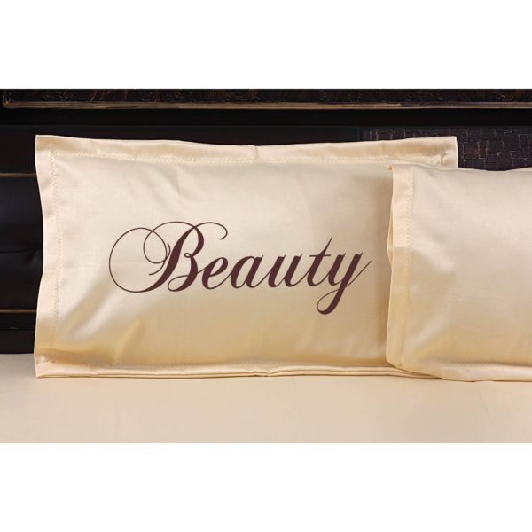 Beauty and Beast Couple Bedsheet with Pillow Covers