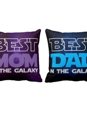 Best Mom Dad in the Galaxy Cushion Cover Set of 2