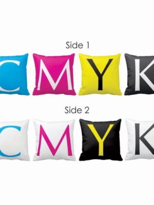 CMYK Double Side Printed Cushion Covers - Set of 4