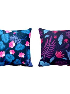 Classy Admirable Floral Flowers Printed Cushion Covers Set of 2