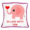 Cute In Love with You Couple Cushion Covers- Set of 2