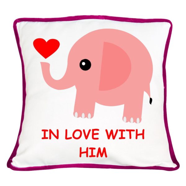 Cute In Love with You Couple Cushion Covers- Set of 2