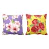 Admirable Beauteous Floral Flowers Printed Cushion Covers Set of 2