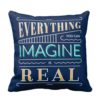 Dream Big Turn Everything In Real Quotes Cushion Covers Set of 2