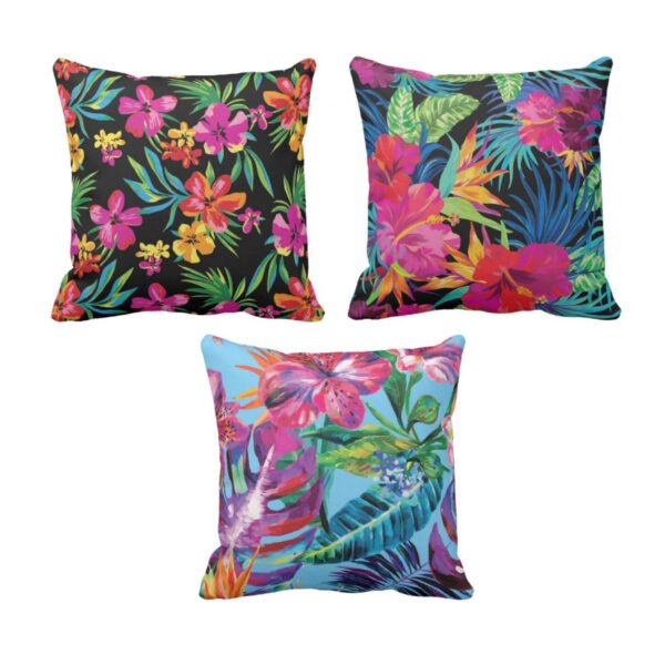 Floral Cushion Cover Set of 3