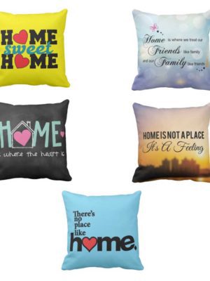 Friends Family Love Home Cushion Covers Set 5