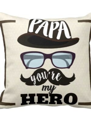 Hero Papa Dad Cushion Cover