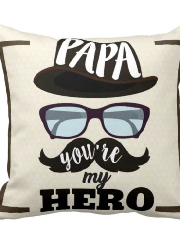 Hero Papa Dad Cushion Cover