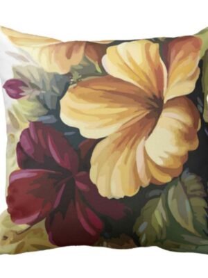 Hibiscus Floral Cushion Covers