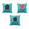 House and Love is Home Cushion Covers Set 3